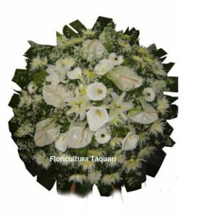 Coroa de Flores Branca 29
