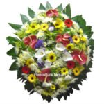 Coroa de Flores Colorida 33